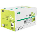 TPS αエコペーパー タイプRW B4 1箱(2500枚:500枚x5冊)(AERW-B4) 目安在庫=○【6月末までポイント10倍】