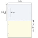 TPS スマイル用LBP用紙 A4汎用カラー 2分割 4穴 1セット(1000枚:500枚x2箱)(CPA422CS) 目安在庫=○