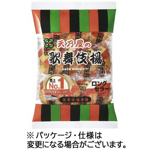 天乃屋 歌舞伎揚 1セット(132枚:11枚×12パック)(4901035115133 x12) 目安在庫=○
