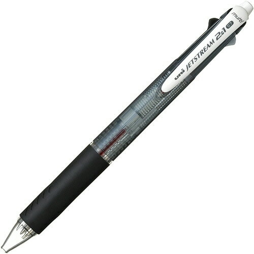 三菱鉛筆 - 三菱鉛筆 Mitsubishi 多機能ペン ジェットストリーム2&1 0.7mm (軸色:黒) 1セット(10本)(4902778022313 x10) 目安在庫=○