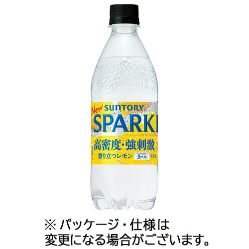 サントリー 天然水SPARKLINGレモン 500mL ペットボトル 1セット(48本:24本×2ケース)(4901777317604 x48) 目安在庫=○ e-bear-11611634 いぃべあー 楽天市場店 パッケージ画像