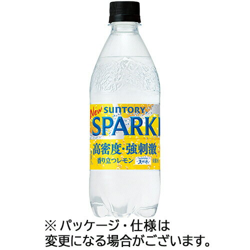 サントリー 天然水SPARKLINGレモン 500mL ペットボトル 1ケース(24本)(4901777317604 x24) 目安在庫=○ e-bear-11611627 いぃべあー 楽天市場店 パッケージ画像