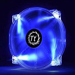 Thermaltake - THERMALTAKE Pure 20 LED/Fan/200mm/800rpm/Black/LED Blue(CL-F016-PL20BU-A) 目安在庫=○