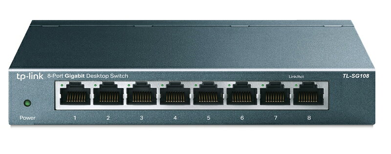 乐天商城 - ティーピーリンク 8ポート 10/100/1000Mbps デスクトップ スイッチ(TL-SG108 V9) 目安在庫=△