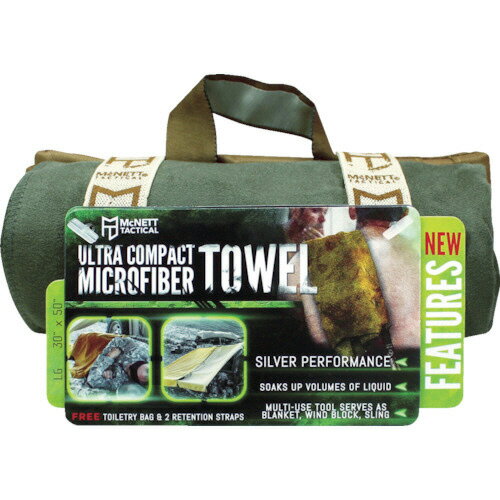 McNETT ウルトラコンパクトマイクロファイバータオルバッグ OD XL 1個(44034) 目安在庫=○