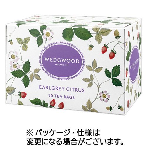 フィスカースジャパン ウェッジウッド アールグレイシトラス ティーバッグ 1箱(20バッグ)(498500) 目安在庫=○