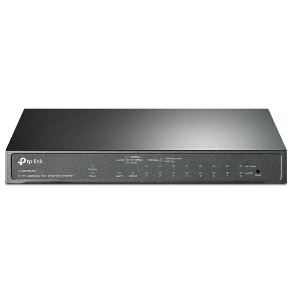 ティーピーリンク 10-Port GbE Desktop Switch(8x PoE+/1xCombo SFP/RJ45)(TL-SG1210MPE) 目安在庫=△