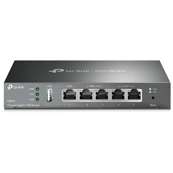 ティーピーリンク SafeStream Gigabit Multi-WAN VPN Router TL-R605(ER605) 目安在庫=△