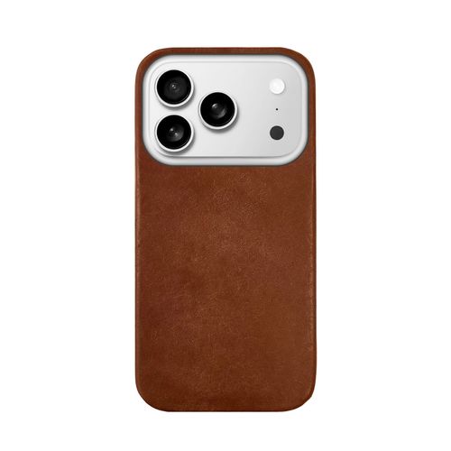 Rakuten - abbi SIGNATURE MARGOTイタリアンレザー MagSafe対応バックカバー for iPhone 17 Pro ブラウン(ABS27810i17PR) 仕入先在庫品