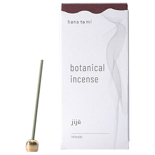Inkou （Solid Perfume） - フレーバーライフ社 hana to mi ボタニカルインセンス jiju 香立て付 1箱(50本)(3653) 目安在庫=○