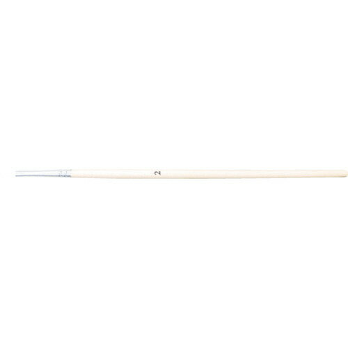 TRUSCO 塗装用平筆 アクリル 2号 金具幅3mm 毛丈7mm 全長165mm 1袋(5本)(TFBN-2) 目安在庫=○