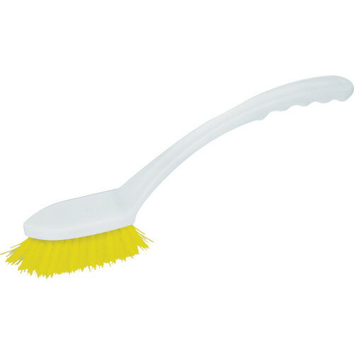 TRUSCO ディッシュブラシ HACCP対応 イエロー 1個(TSB-W-Y) 目安在庫=○
