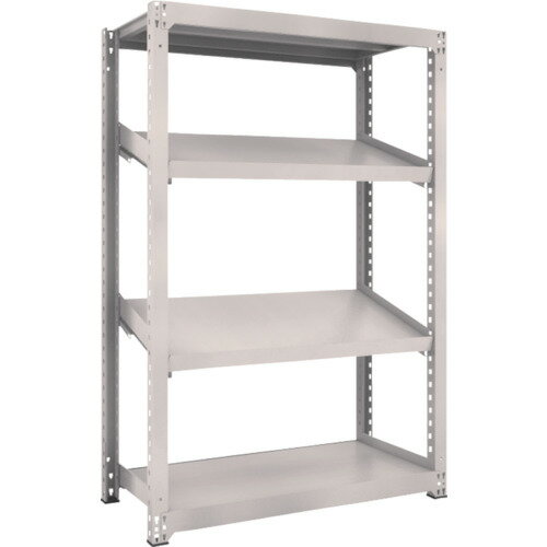 TRUSCO M3型中量棚 1200×571×H1800 4段 傾斜2段 1台(M3-6464K2) 目安在庫=○