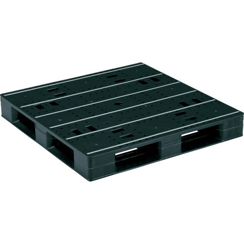 Rakuten - 三甲 プラスチックパレット LX-1111D4 ブラック 1枚(SK-LX-1111D4-BK) 目安在庫=○