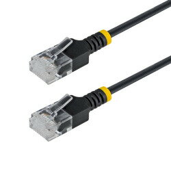 樂天商城 - StarTech．com カテゴリ6A(CAT6A)LANケーブル/超スリム/3m/UTP/ブラック(N6APATUTP34BKS3M) 目安在庫=△