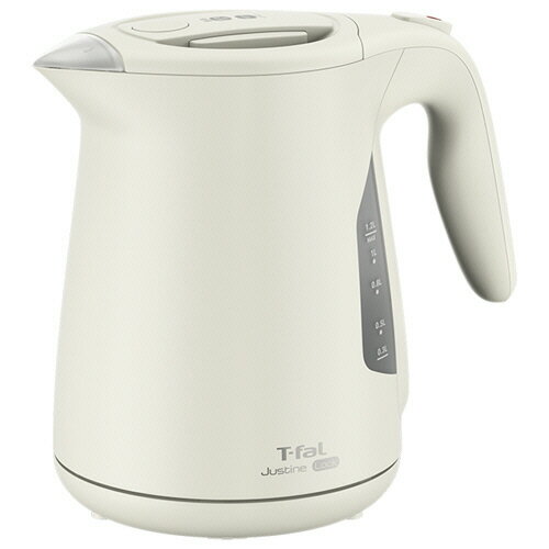 T-FAL 電気ケトル ジャスティン ロック 1.2L アイボリー 1台(KO590AJP) 目安在庫=○