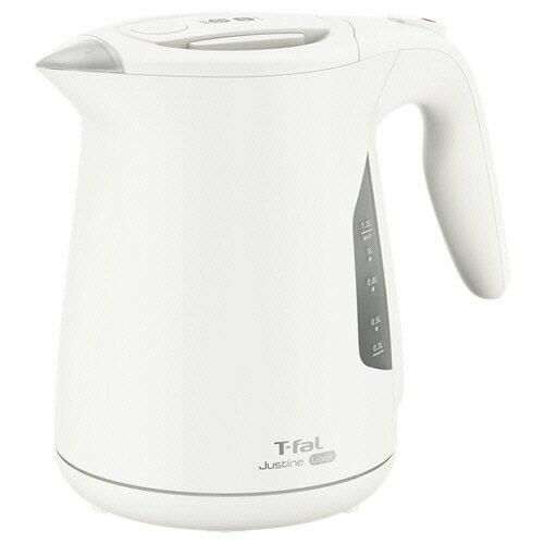 T-FAL 電気ケトル ジャスティン ロック 1.2L ホワイト 1台(KO5901JP) 目安在庫=○