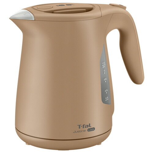 T-FAL 電気ケトル ジャスティン ロック 1.2L カフェオーレ 1台(KO5902JP) 目安在庫=○