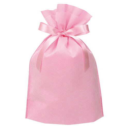 ヘッズ 2重不織布リボン付バッグ S ピンク 1パック(20枚)(DFP-RBS) 目安在庫=○(3.0)