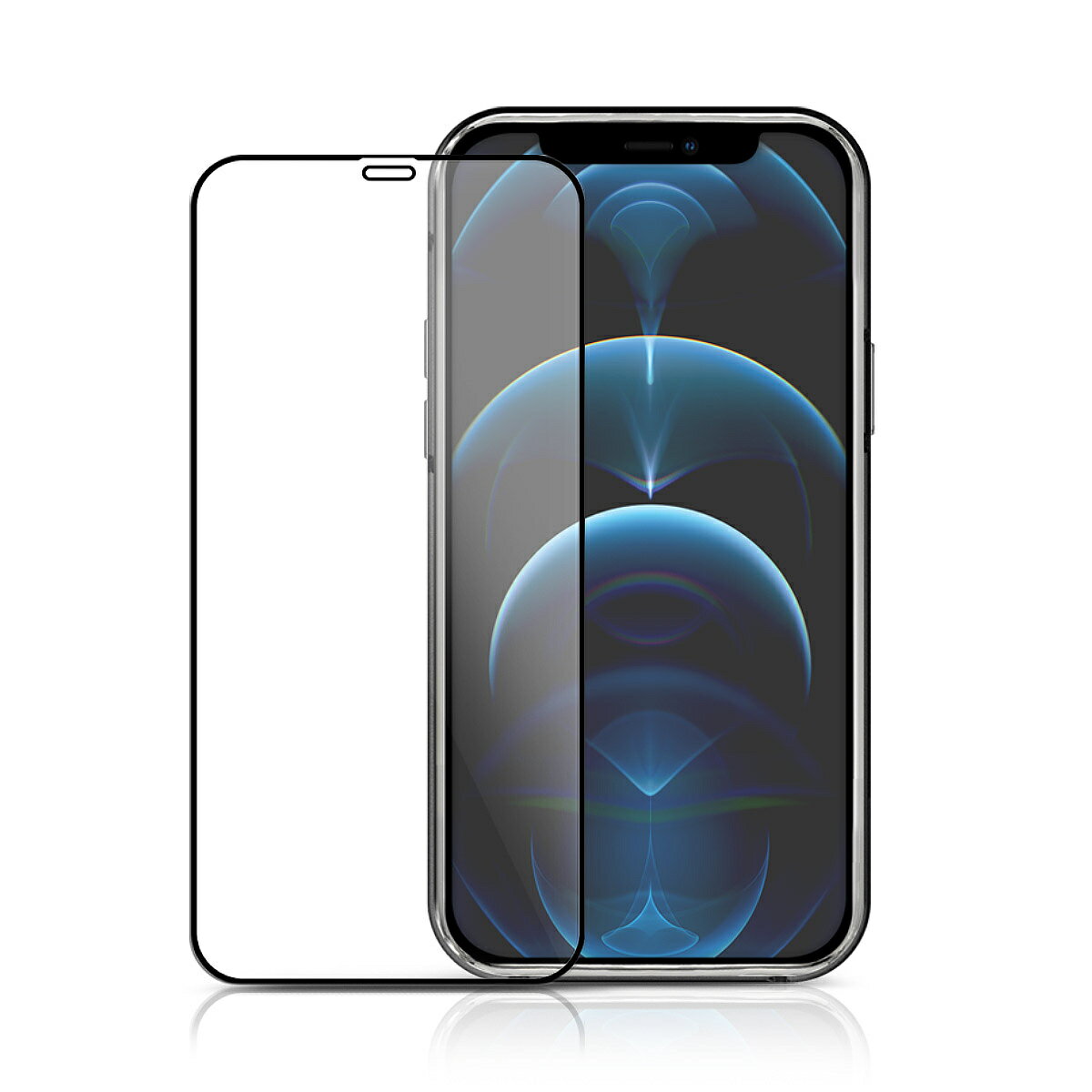 motomo iPhone 12 mini INO 3D 強化ガラスフィルム(MT20290i12) 仕入先在庫品 メール便対象商品
