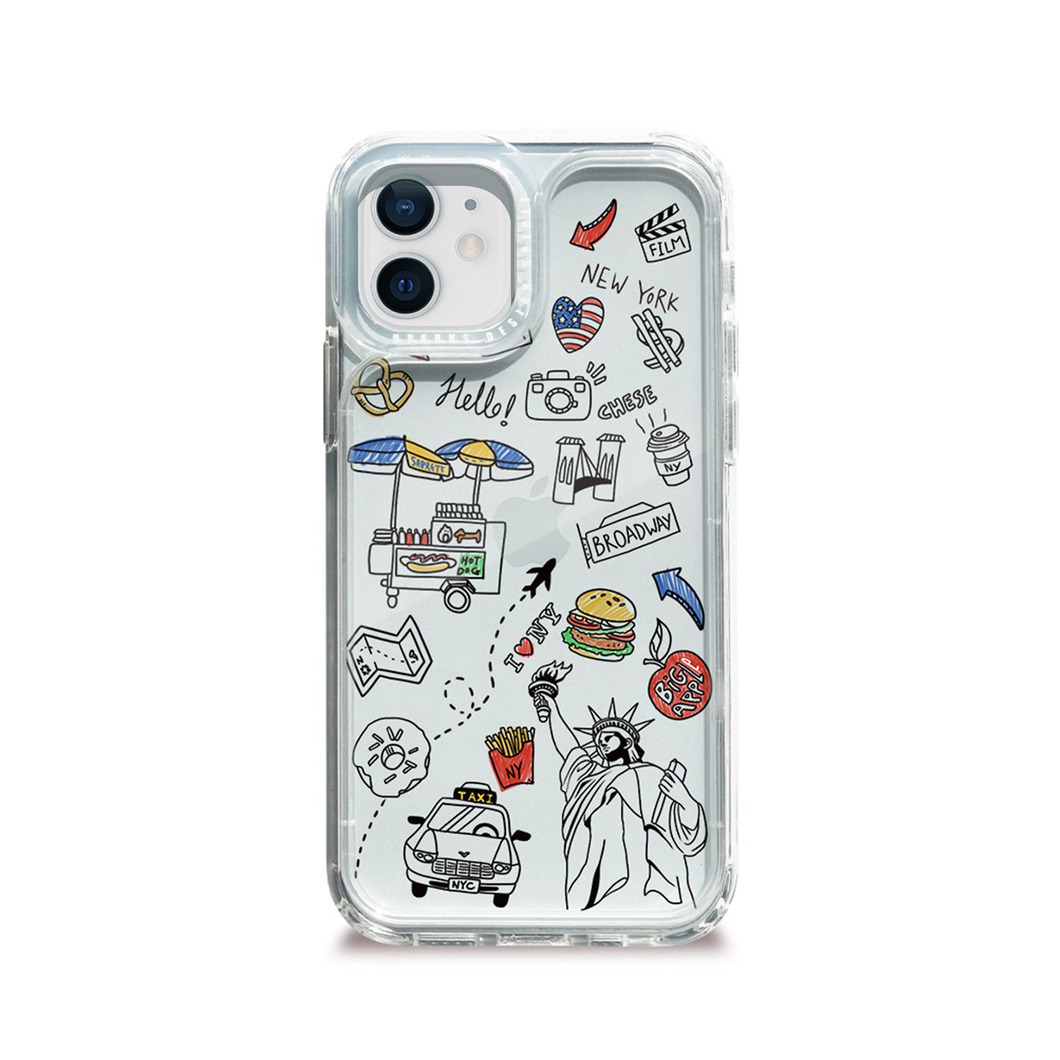 Rakuten - DPARKS iPhone 12 mini スピリットPLUS クリアケース I LOVE NEWYORK(DS20574i12MN) 仕入先在庫品[メール便対象商品]