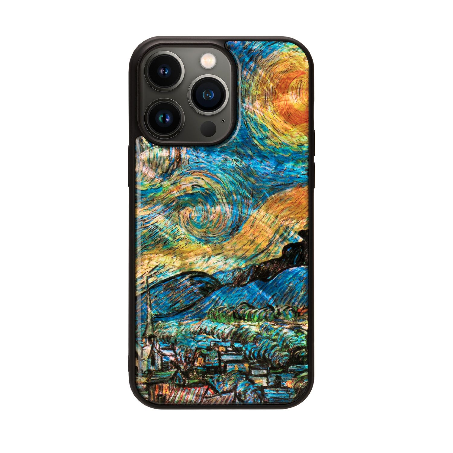 乐天商城 - ikins 天然貝ケース for iPhone 14 Pro Max 星月夜 背面カバー型(I23610i14PM) 仕入先在庫品[メール便対象商品]