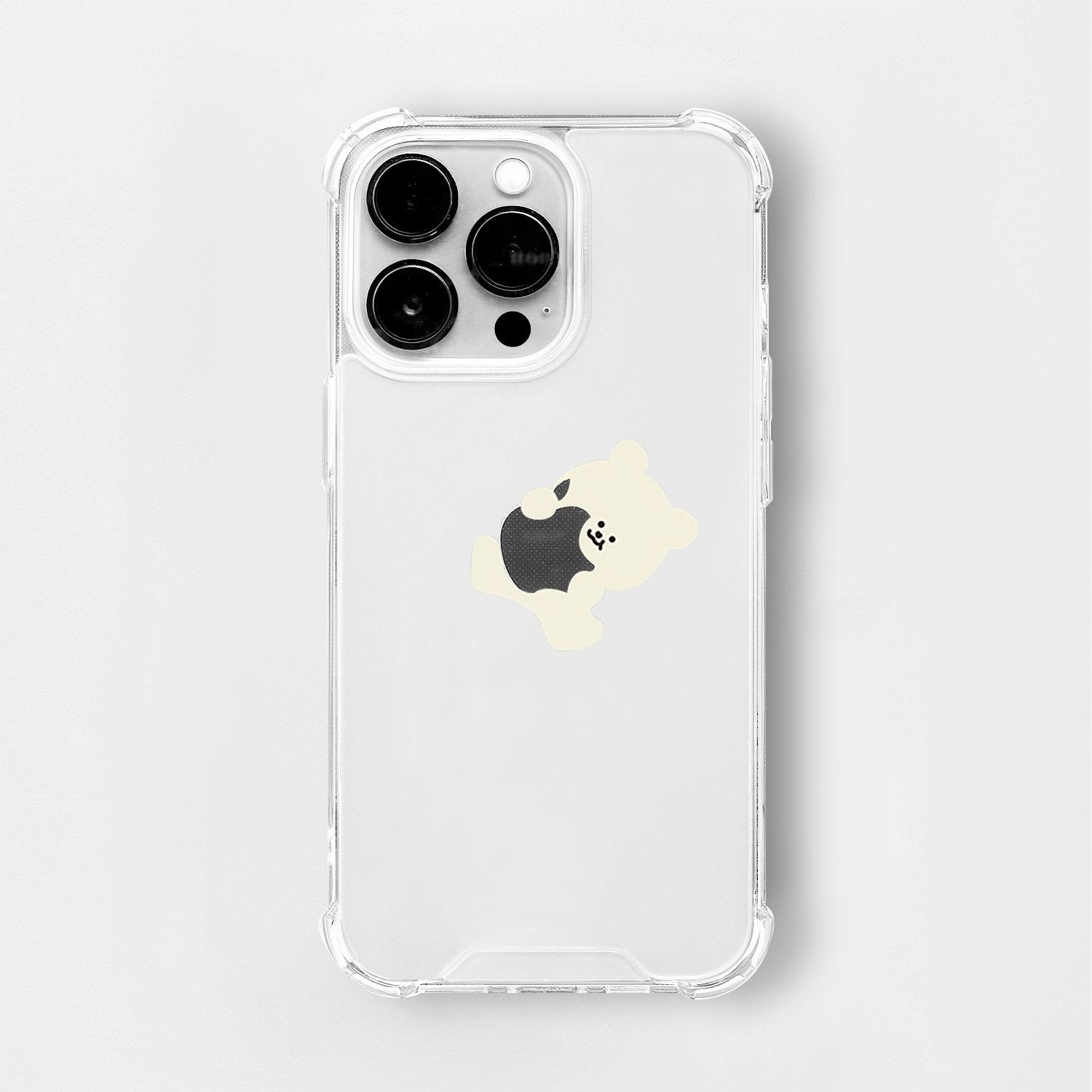 Rakuten - 168cm SUPER TANK CASE for iPhone 14 Pro リンゴとくまちゃん 背面カバー型(16823847i14P) 仕入先在庫品