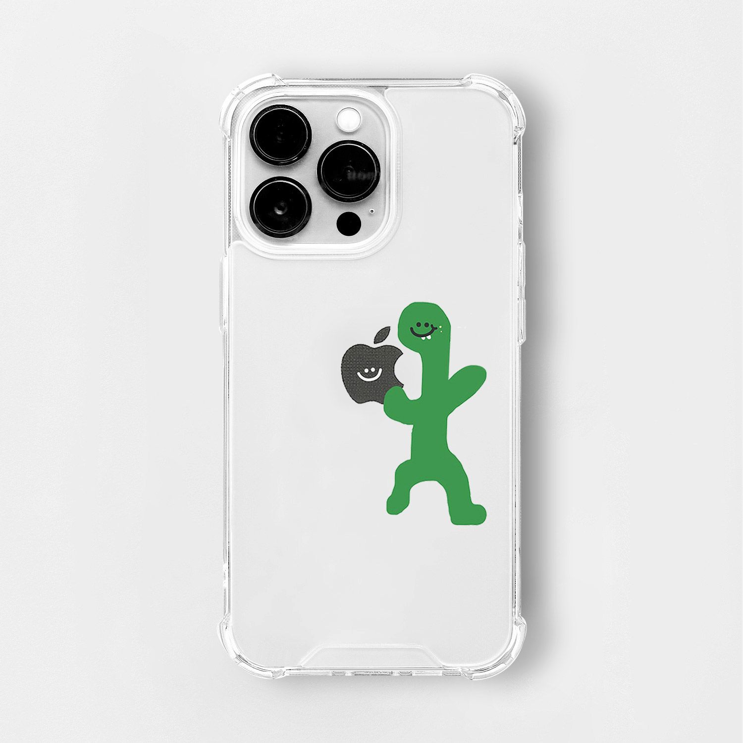 樂天商城 - 168cm SUPER TANK CASE for iPhone 14 Pro Olly with リンゴ 背面カバー型(16823848i14P) 仕入先在庫品