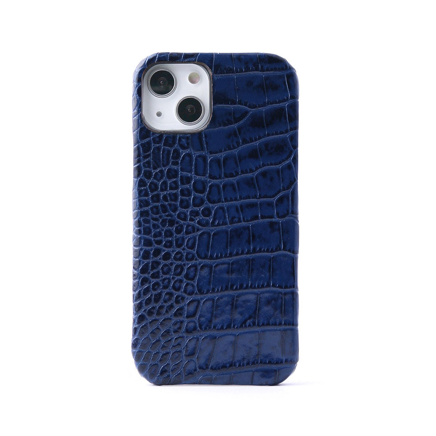 Rakuten - abbi SIGNATURE LIPARI イタリアンレザーバックカバー for iPhone 14 Plus ネイビー(ABS24088i14MNV) 仕入先在庫品