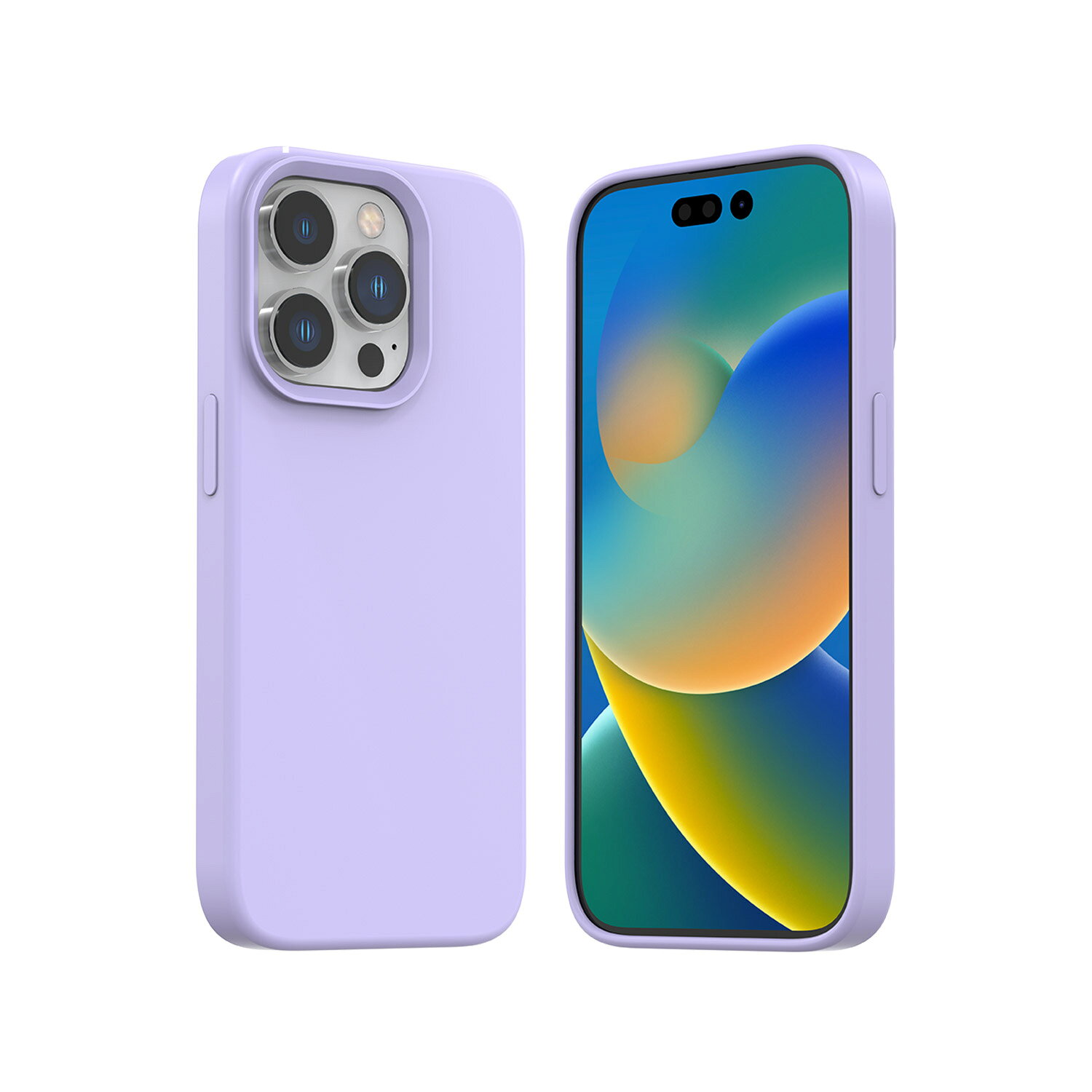 araree MagSafe対応シリコンケース TYPOSKIN for iPhone 14 Pro ライラックパープ(AR24690i14PPL) 仕入先在庫品