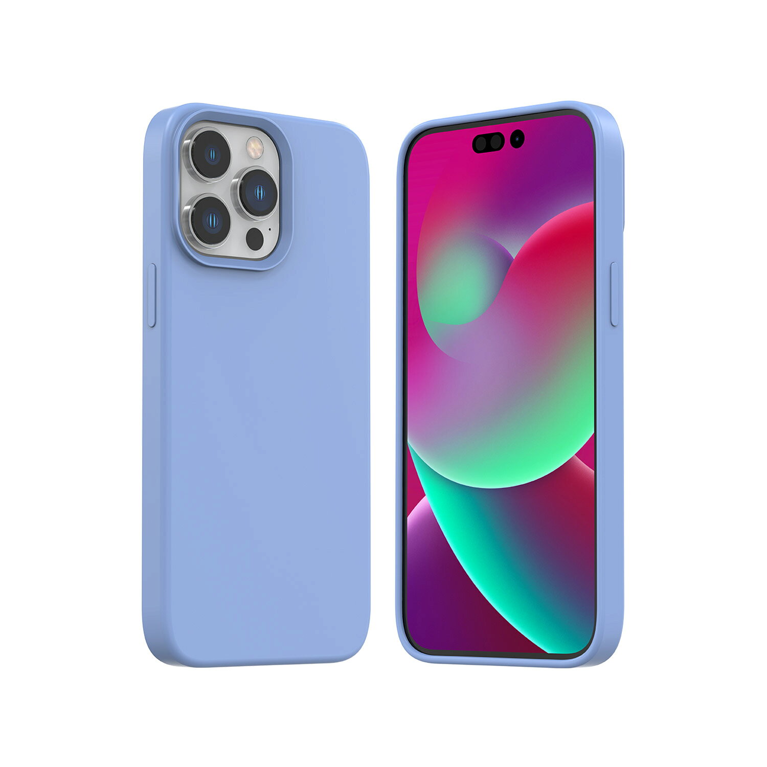 araree MagSafe対応シリコンケース TYPOSKIN for iPhone 14 Pro Max シエラブルー(AR24707i14PMBL) 仕入先在庫品