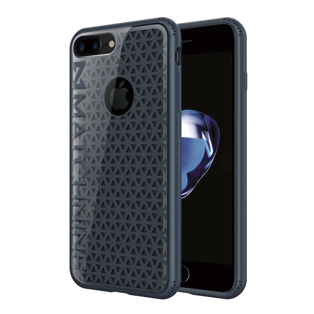 乐天商城 - MATCHNINE iPhone8Plus/7Plus SKEL ネイビーブルー(MN89068i7SP) 仕入先在庫品[メール便対象商品]