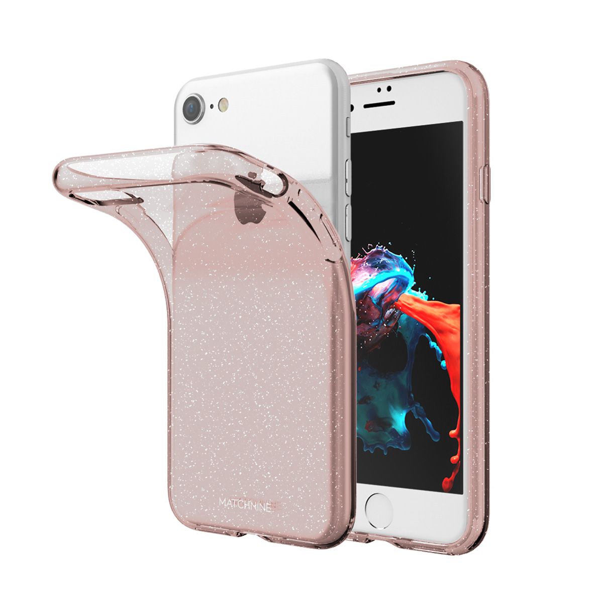 乐天商城 - MATCHNINE 2020 iPhone SE/8/7 JELLO クリアピンクパール(MN89223i7S) 仕入先在庫品