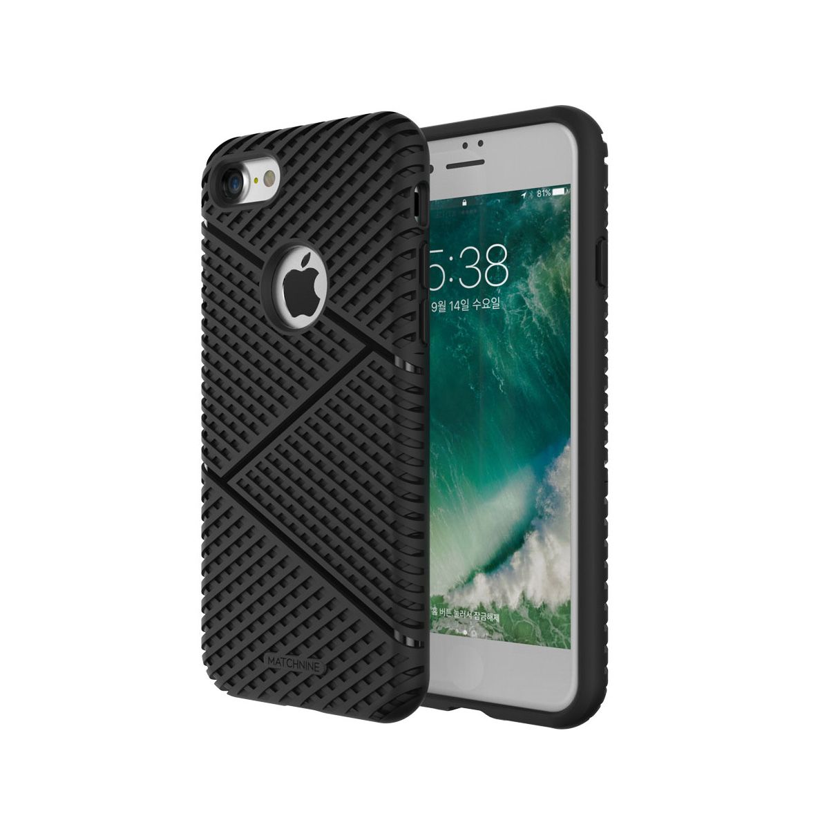 乐天商城 - MATCHNINE iPhone8/7 JELLO RUGGED ブラック(MN89245i7S) 仕入先在庫品[メール便対象商品]