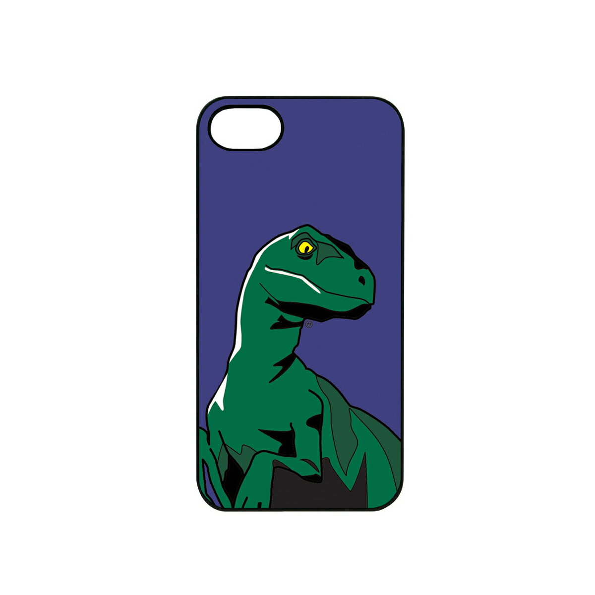 樂天商城 - DPARKS 2020 iPhone SE/8/7 ブラックケース ヴェロキラプトル ブルー(DS8305i7) 仕入先在庫品[メール便対象商品]