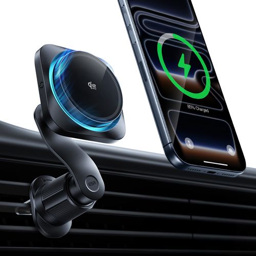 ESR Qi2 25W認証 マグネット式ワイヤレス充電対応車載ホルダー OmniLock(ES28339) 仕入先在庫品