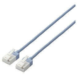 エレコム LANケーブル CAT6A スーパースリム 爪折れ防止 2.0m ブルー(LD-GPASST/BU20) メーカー在庫品