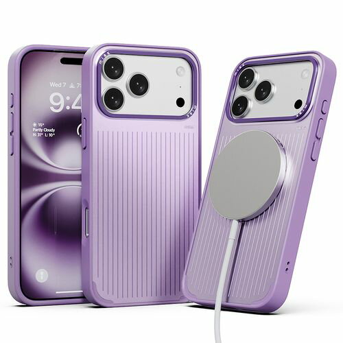 乐天商城 - miak MOOD MagSafe対応ケース for iPhone 17 Pro ラベンダー(MA28076i17PR) 仕入先在庫品