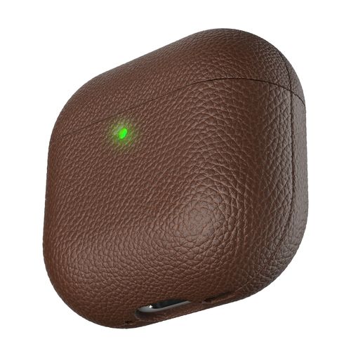 KeyBudz Artisan イタリアン本革ケース for AirPods 4 ナチュラルブラウン(KB27438AP4) 仕入先在庫品
