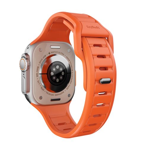 KeyBudz ジャーニー ウォッチバンド for Apple Watch 49/46/45/44mm エレクトリックオレンジ(KB27600AW) 仕入先在庫品