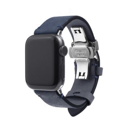 abbi SIGNATURE MARGOTイタリアンレザーバンド for Apple Watch 42/41/40/38mm ネイビー(ABS27686AW) 仕入先在庫品
