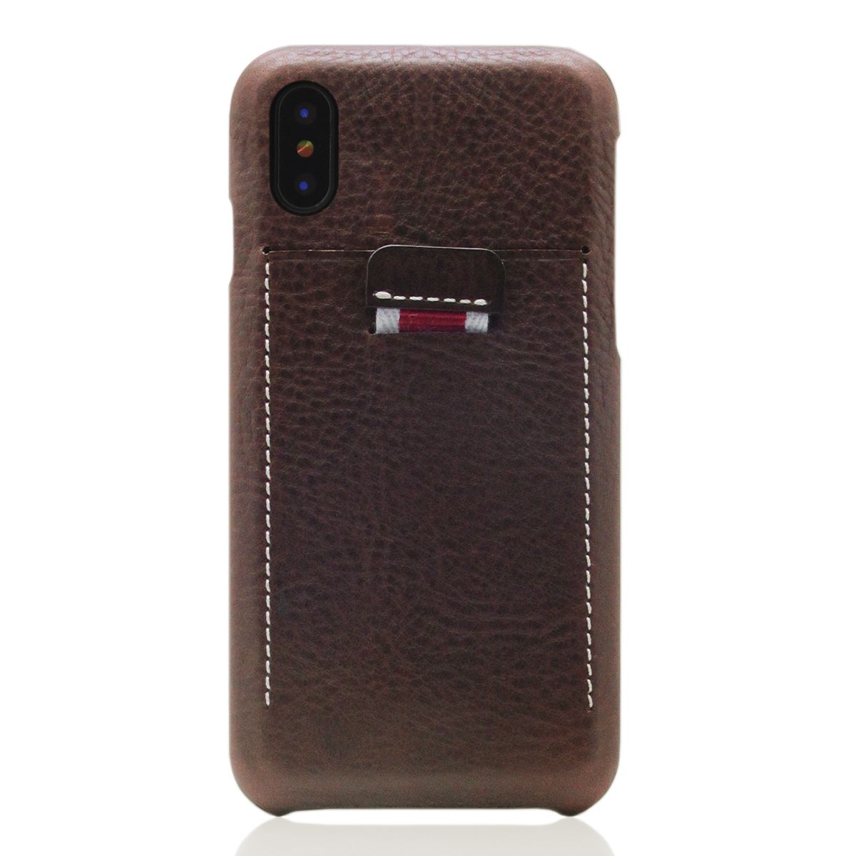 SLG Design iPhone XS / X Minerva Box Leather Back Case ブラウン(SD10518i8) 仕入先在庫品