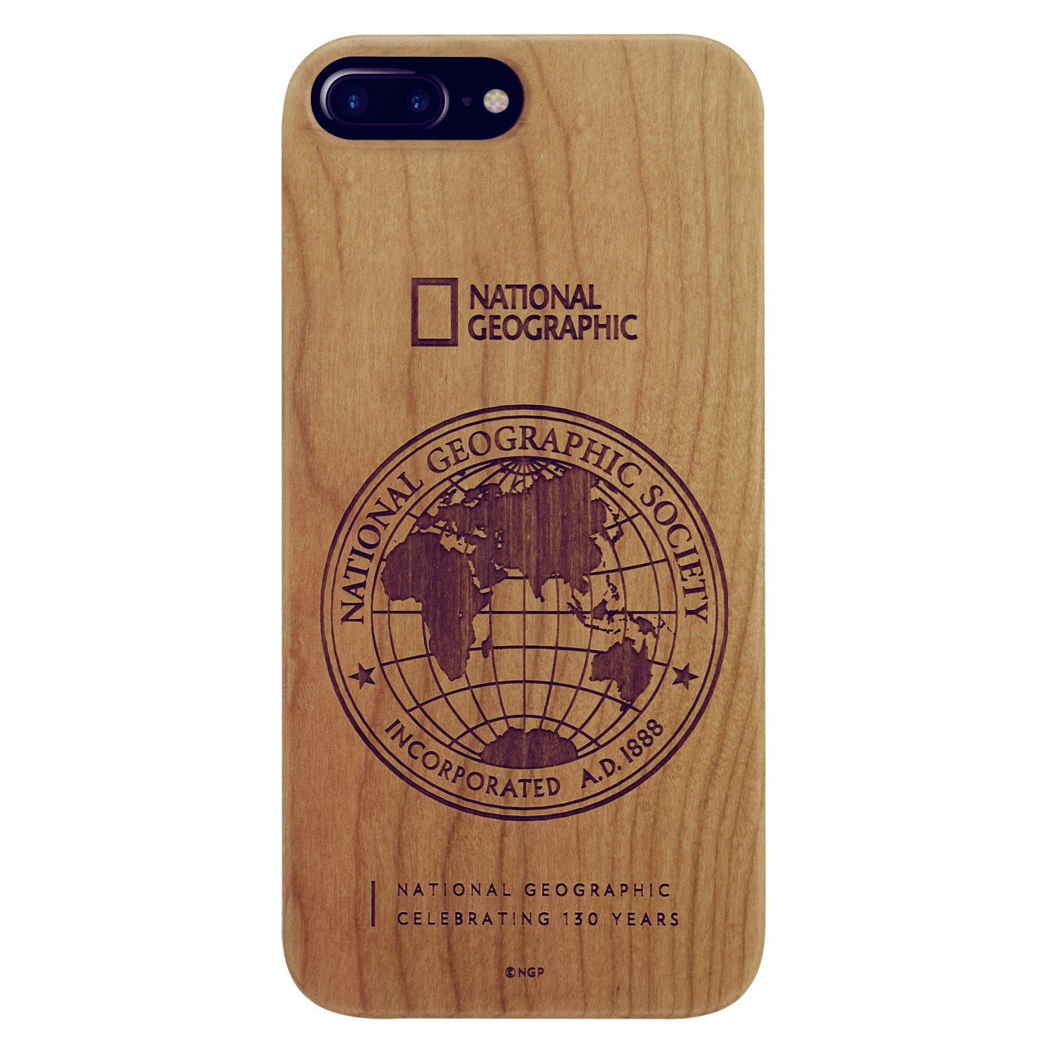 樂天商城 - National Geographic iPhone 8 Plus/7 Plus 130th Anniversary case Nature Wood チェリーウッド(NG13041i8P) 仕入先在庫品