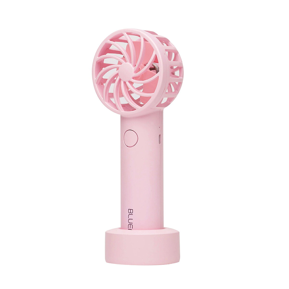 BLUEFEEL 超小型ヘッド ポータブル扇風機 マカロンピンク(BLF13095) 仕入先在庫品