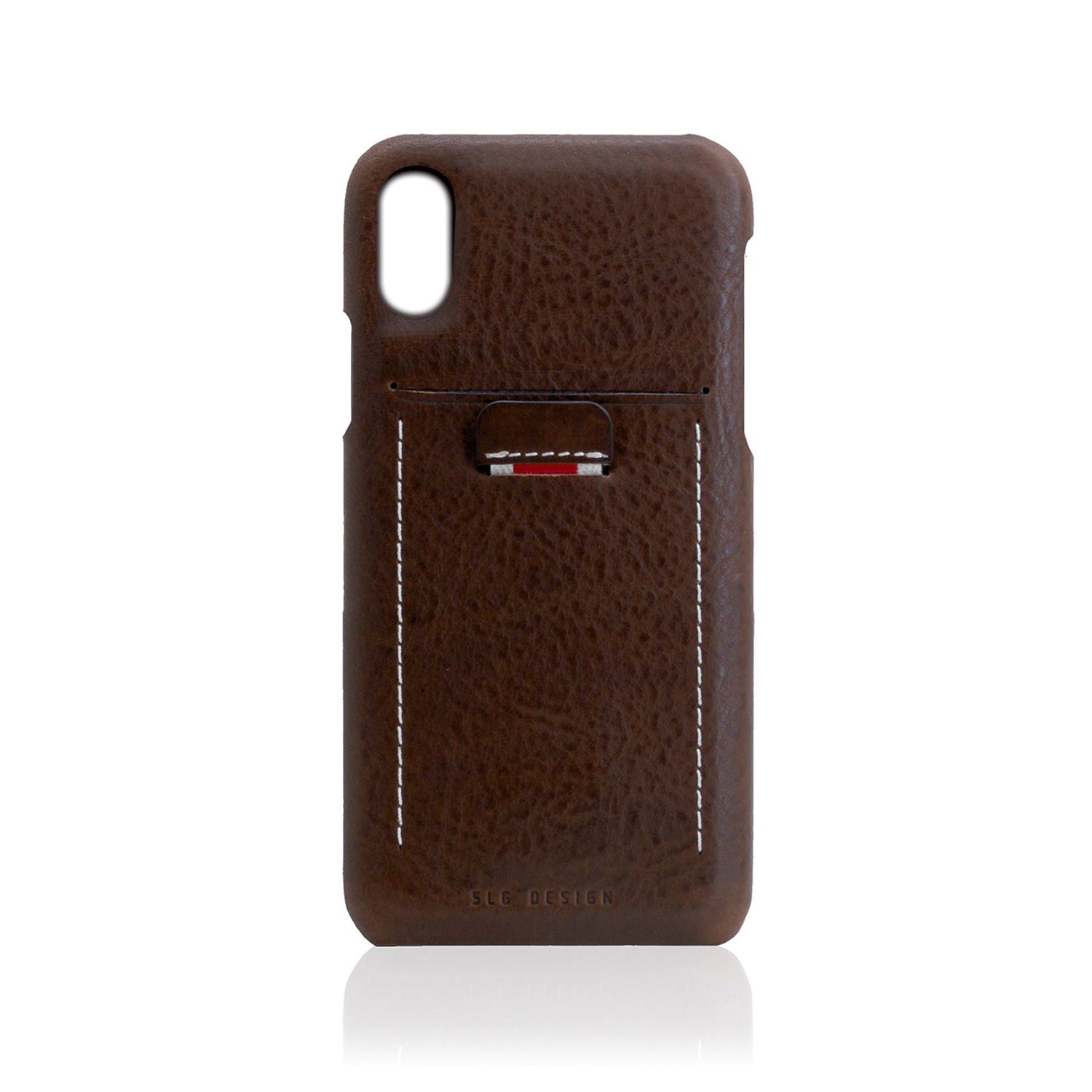 SLG Design iPhone XR Minerva Box Leather Back Case ブラウン(SD13686i61) 仕入先在庫品