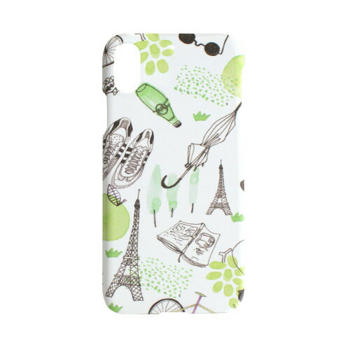 樂天商城 - HAPPYMORI iPhone XS Max French Cafe Bar グリーン(HM14488i65) 仕入先在庫品[メール便対象商品]