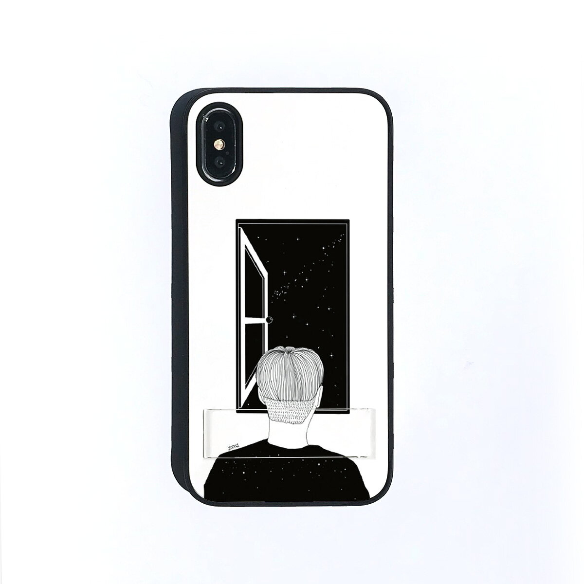Rakuten - DPARKS iPhone XS / X spirit case 窓際の男(DS15216i58) 仕入先在庫品[メール便対象商品]