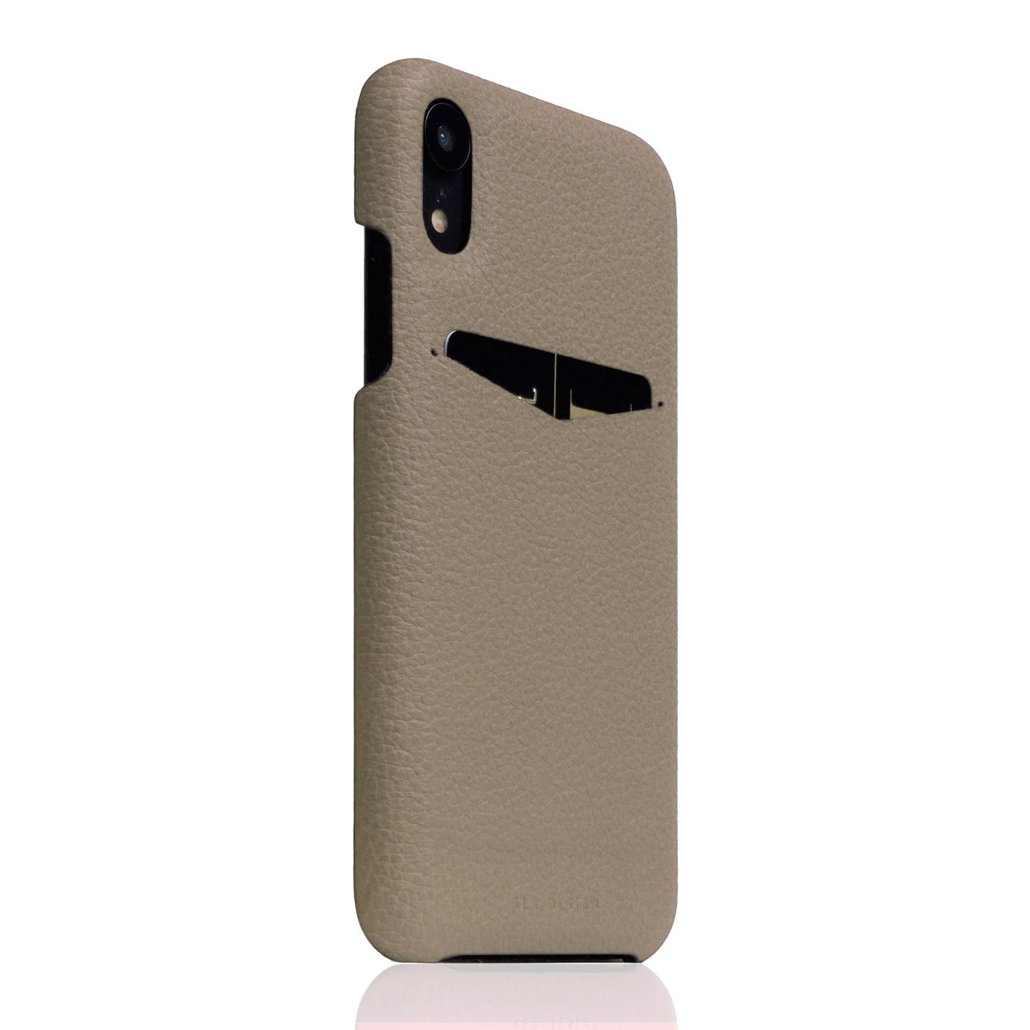SLG Design iPhone XR D8 Full Grain Leather Back Case Caramel Cream(SD15461i61) 仕入先在庫品