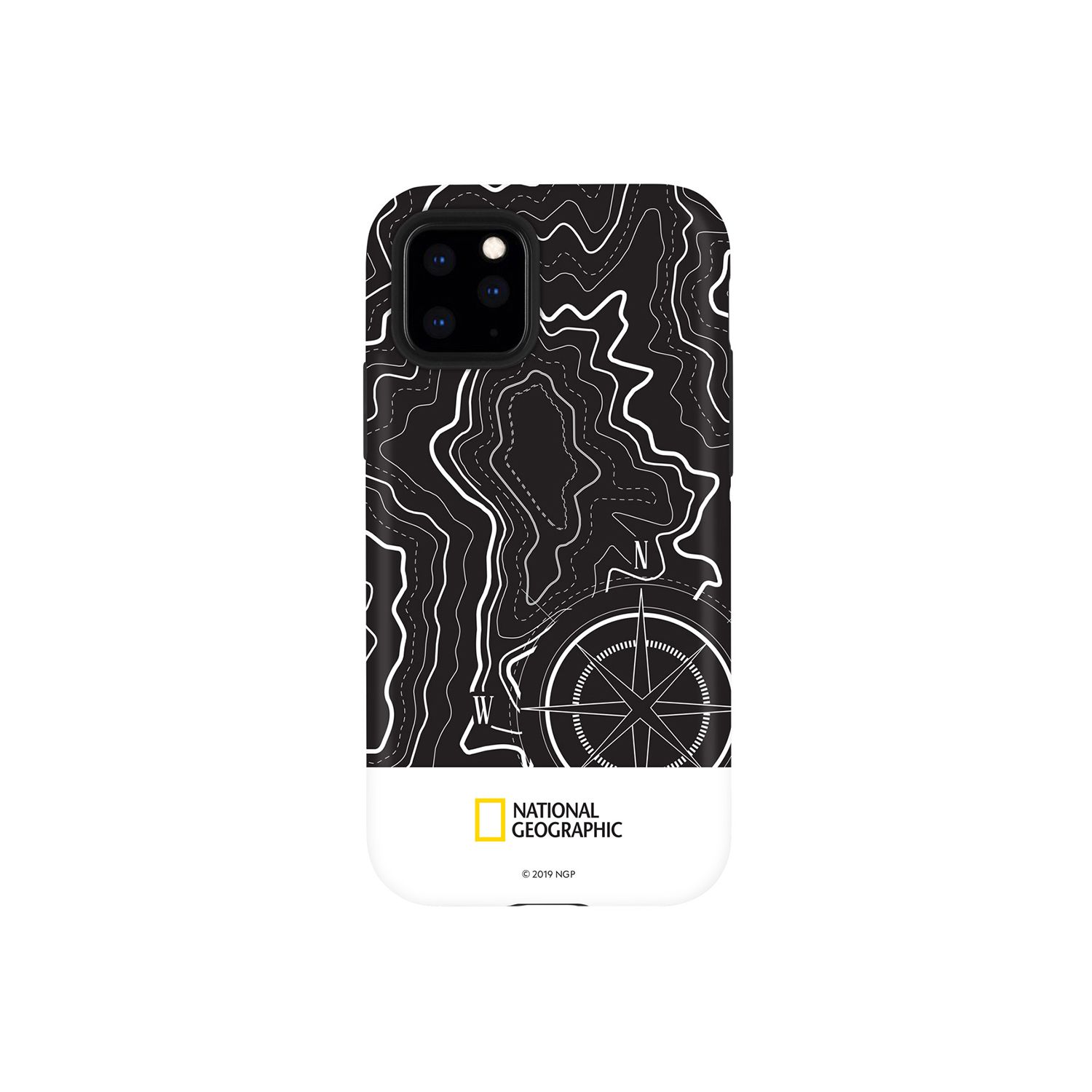 National Geographic iPhone 11 Pro Topography Case Double Protective ホワイト(NG17147i58R) 仕入先在庫品