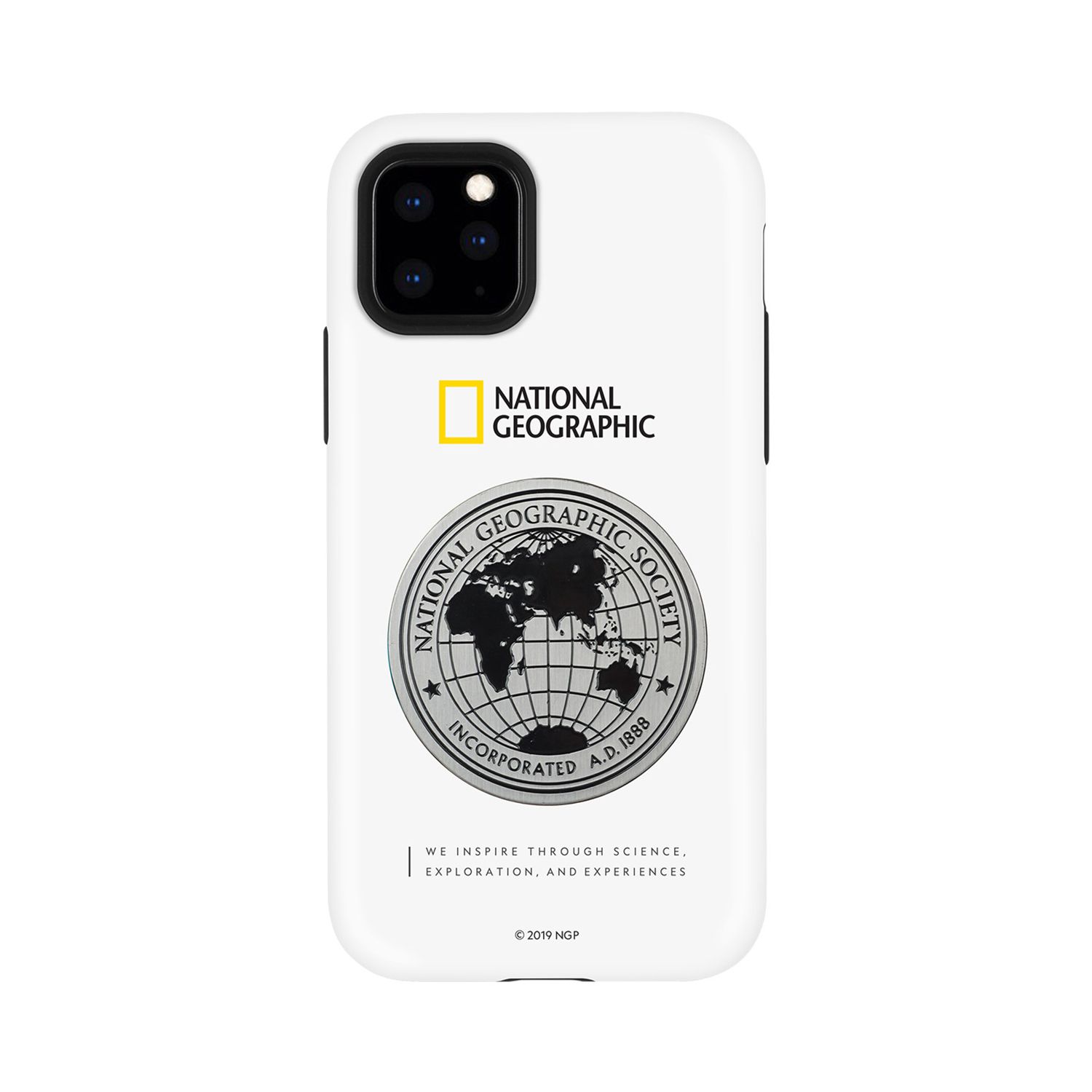National Geographic iPhone 11 Pro Max Global Seal Metal-Deco Case ホワイト(NG17200i65R) 仕入先在庫品
